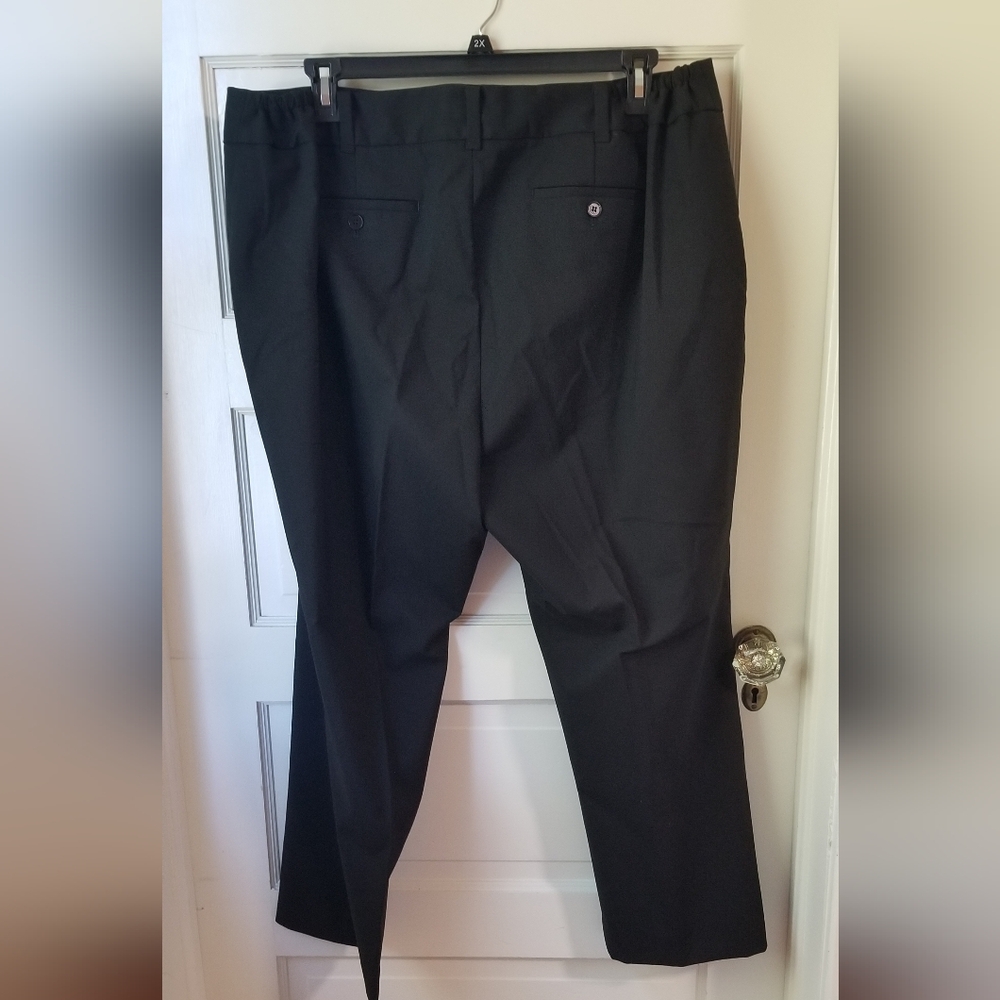 Talbots Woman NWOT Heritage style Black Straight Leg Pants Size 20W - Picture 2 of 9